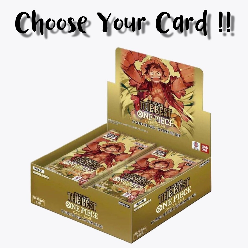(READ DESCRIPTION) Choose Your Card from One Piece TCG PRB-01 