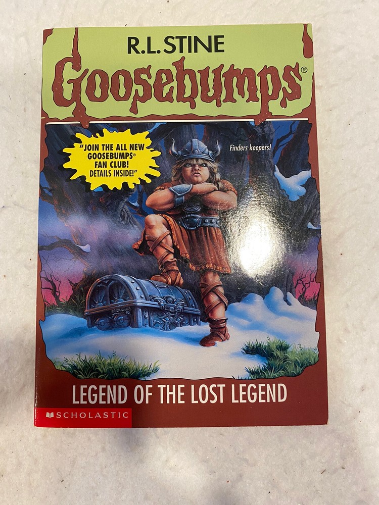 TRUE 1st Print Goosebumps #47 Legend Of The Lost Legend R.L. Stine VG Cond
