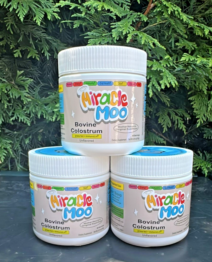 Grass-Fed Bovine Colostrum Supplement with Immunolin - 90 Capsules + 30 SV