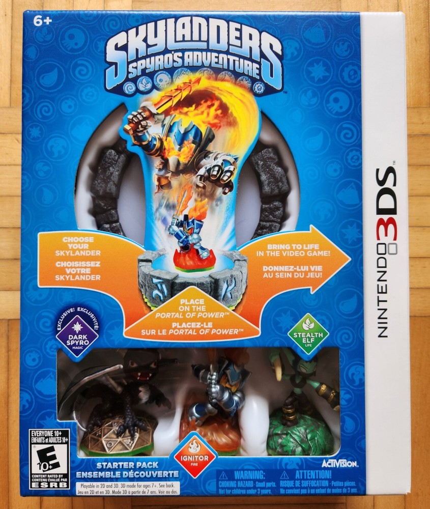 Skylanders Spyro's Adventure Starter Pack (Nintendo 3DS, 2011) BRAND NEW SEALED