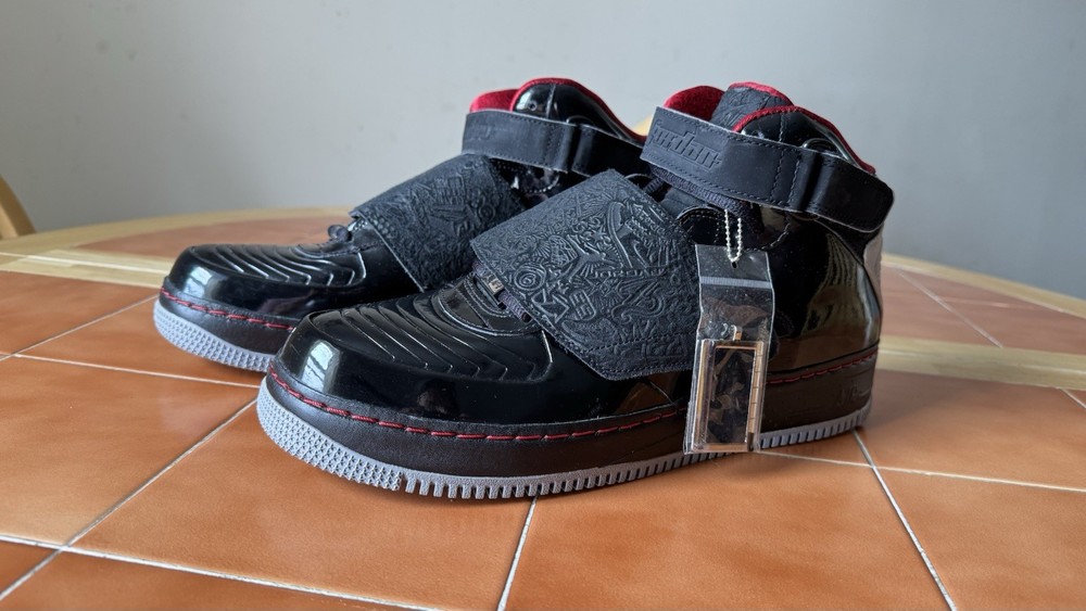 AIR JORDAN FUSION AJF 20 “BEST OF BOTH WORLDS” BLACK/RED MENS SIZE 12.