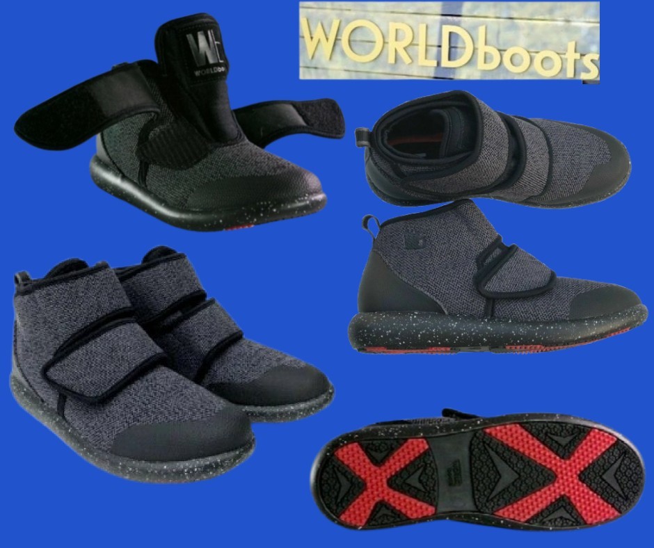 CLEARANCE SALE Shoes SIZE 9 MEN, Women UNISEX WORLDboots Sneaker BOOTS Gray-image