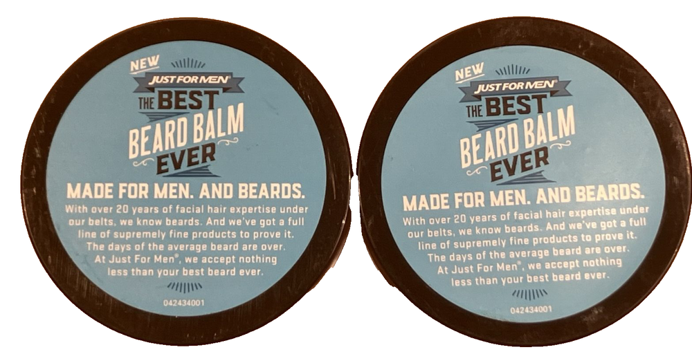 Just for Men Beard Balm 2-Pack 2.25oz Each Best Ever Formula