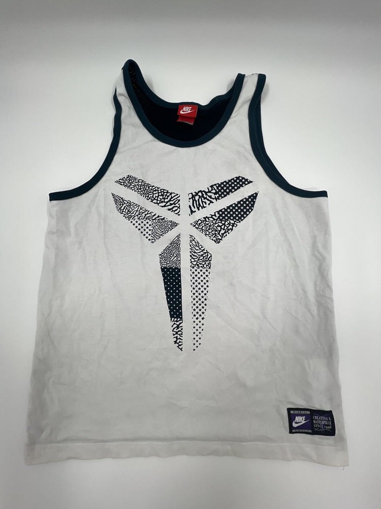Kobe Bryant Nike Men's M Black Mamba Sheath Logo Sleeveless Tank Top Mesh Back