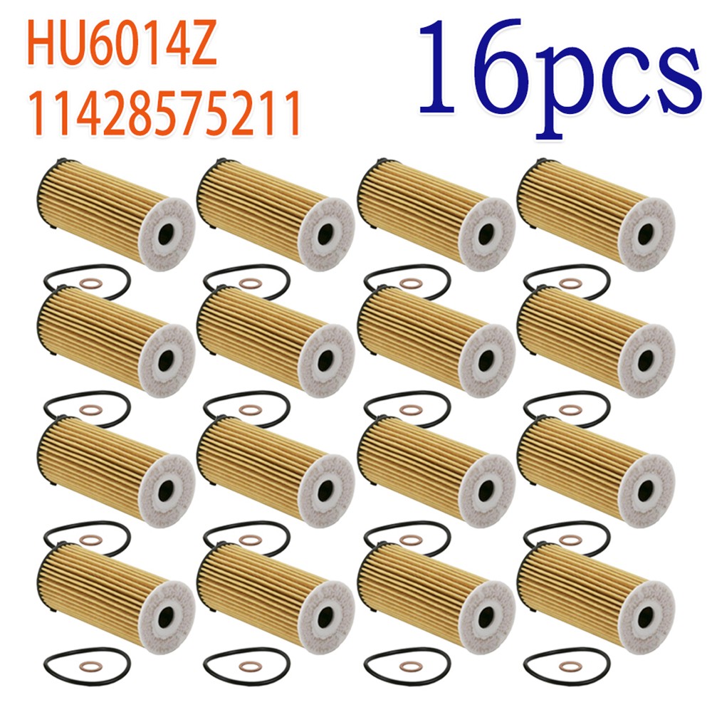 16PCS Engine Oil Filter HU6014Z For BMW F22 F23 F30 F31 F32 F33 F34 F36 G01 G30