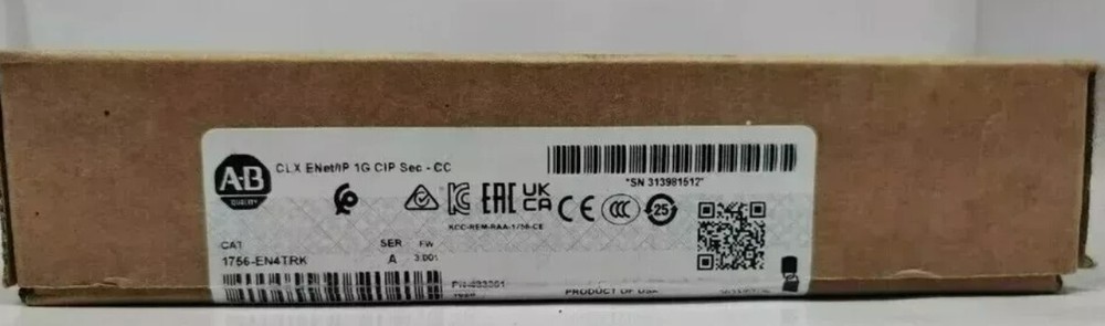 New Sealed Allen-Bradley 1756-EN4TRK / A Communications Enet/IP Interface Module