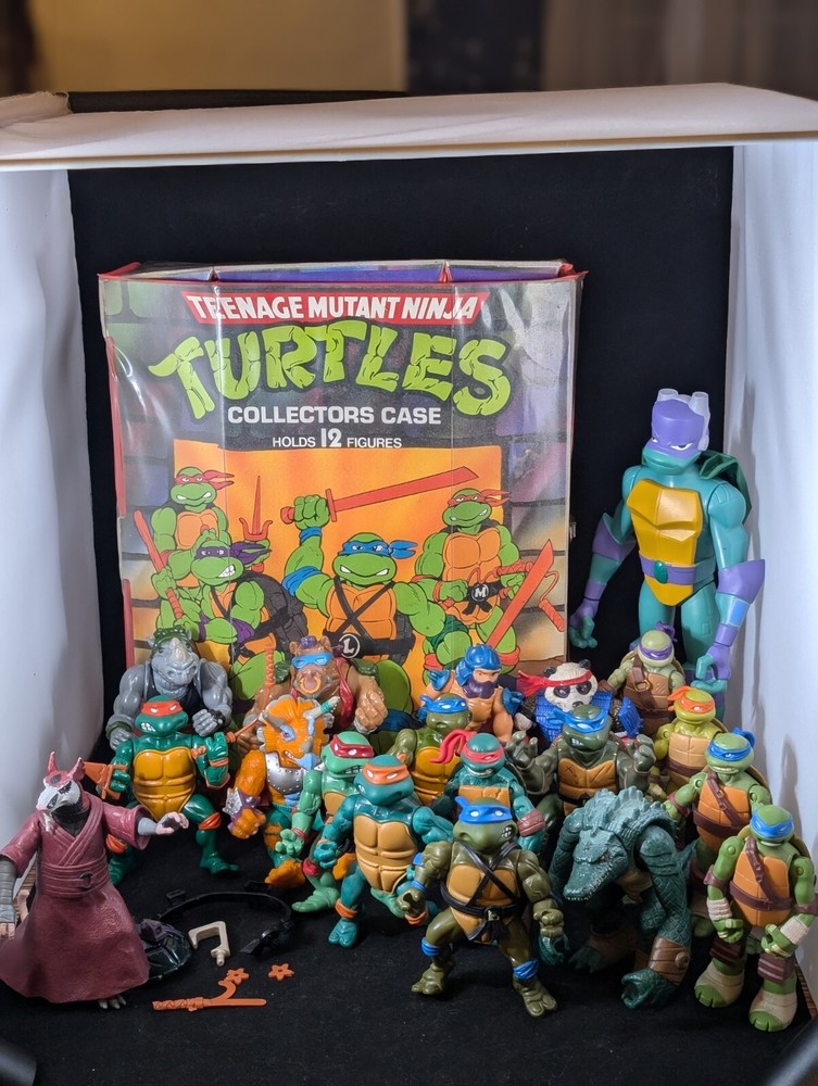 TMNT Action Figure Lot 1988-current Collector Case Vehicles
