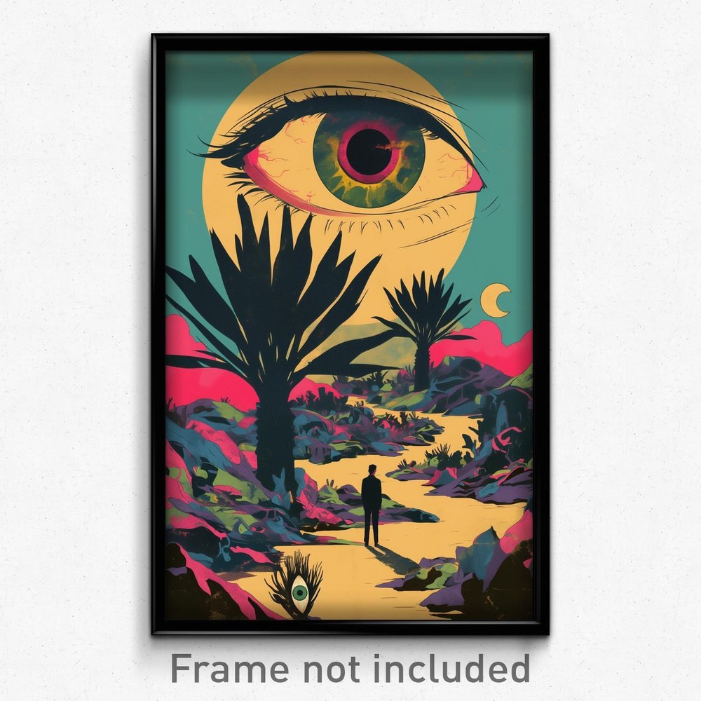 Mexican Psychedelic Movie Poster - Pure Cataract Retro Film Art Print