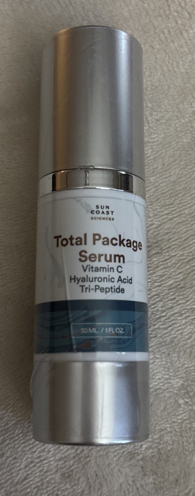 Sun Coast Sciences Total Package Serum 1oz with Vitamin C Hyaluronic Acid Tri-Peptide