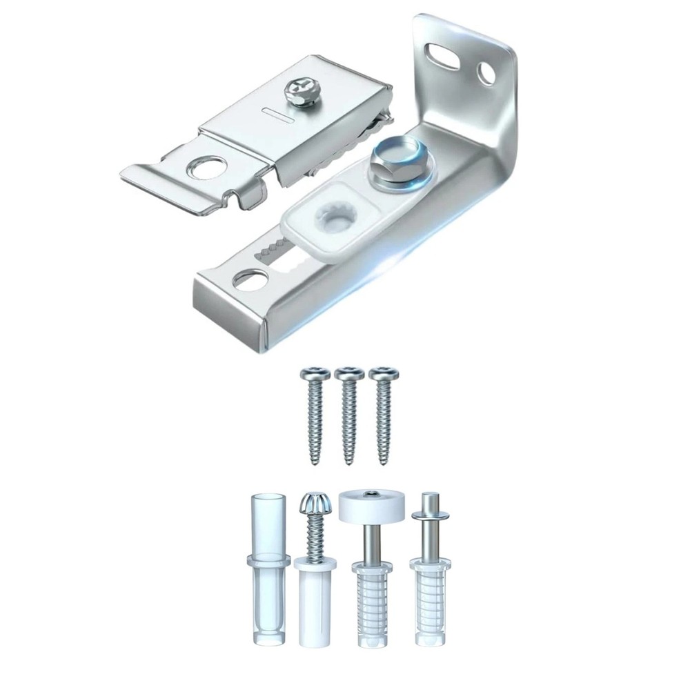 Complete Bifold Door Hardware Repair Kit for 1 Inch to 1-3/8 Inch Thick Doors