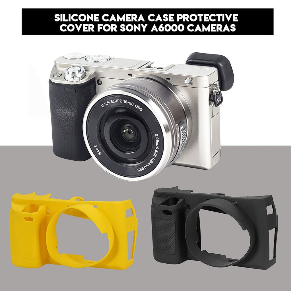 Soft Silicone Camera Case Protective Cover with Easy Access Design for  A600