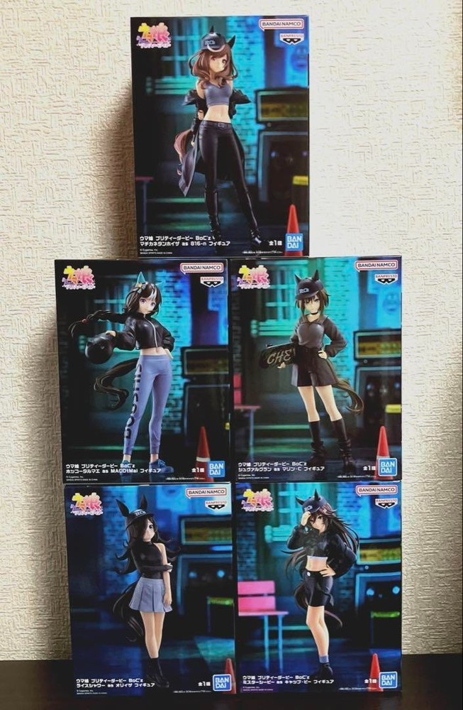 Uma Musume Pretty Derby BoC'z Figure Set of 5 Rice Shower CB Taiki BANDAI Japan
