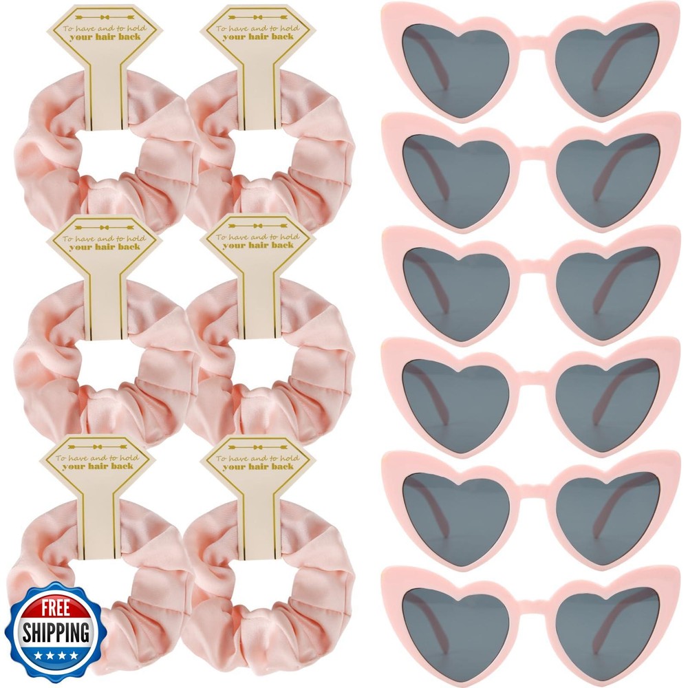 Satin Bridesmaid Proposal Gifts and Bachelorette Hair Scrunchies