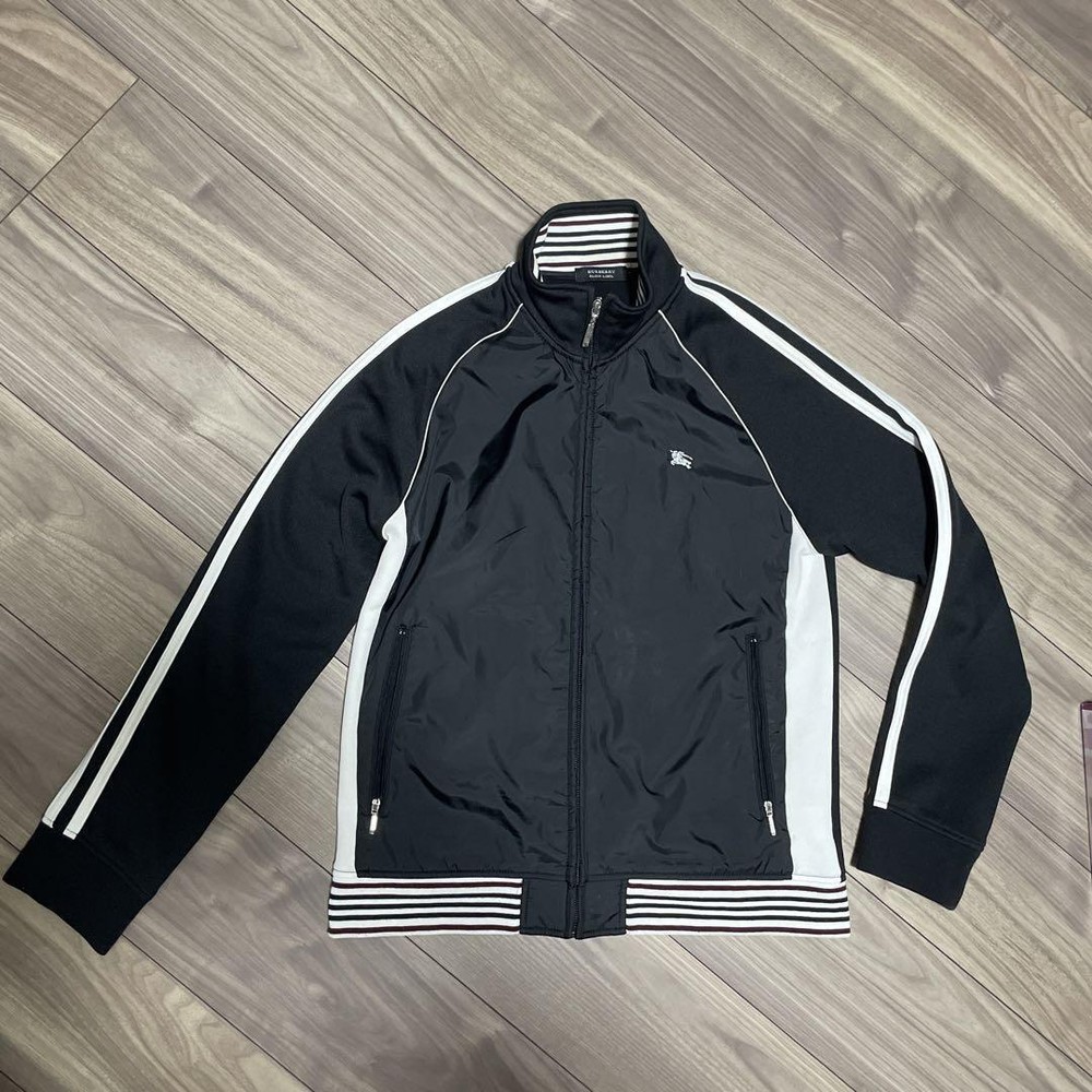 Burberry Black Label Size 2 Toggle Track Jacket Jersey F/S from Japan