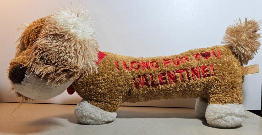 20 Inch Long Fur Plush Dachshund Stuffed Animal Toy