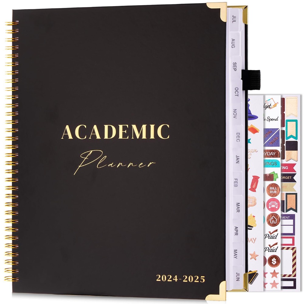 Planner 2024-2025 Academic Planner July 2024- June 2025 Daily Weekly and Mont...