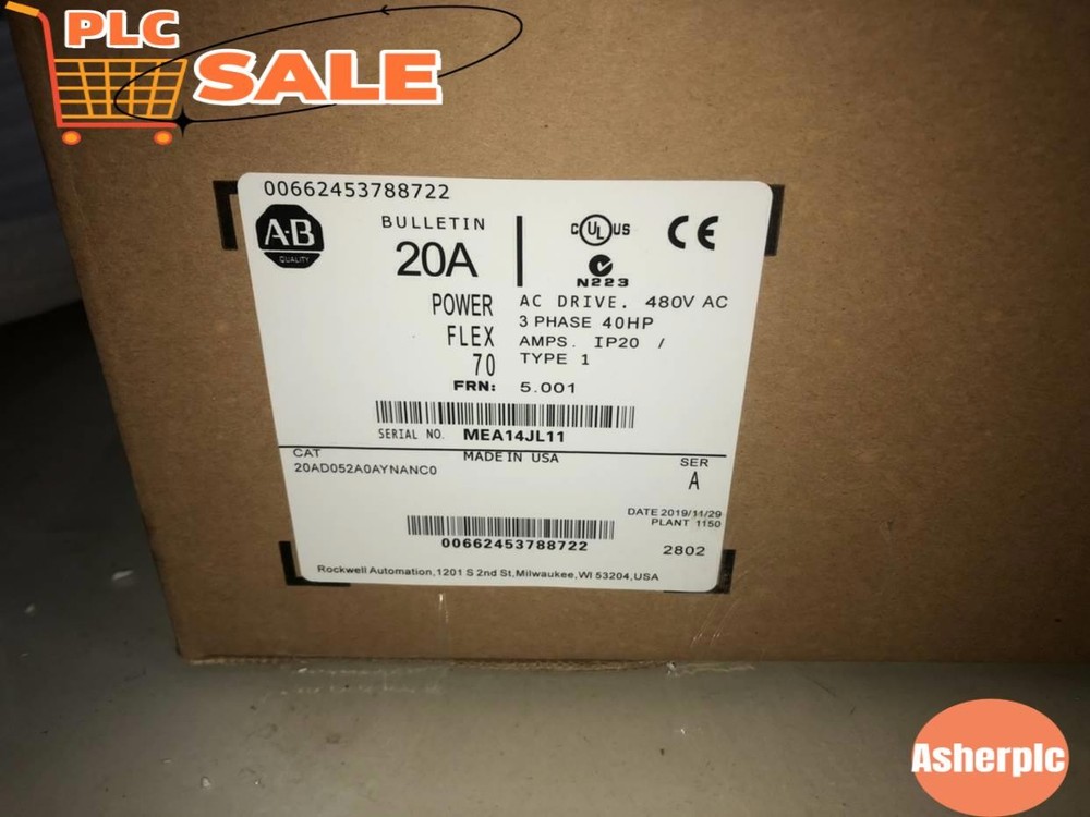 1pc for new 20AD052A0AYNANC0 (by DHL or Fedex)