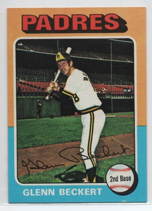 1975 Topps Mini #484 Glenn Beckert NM-MT  OR BETTER