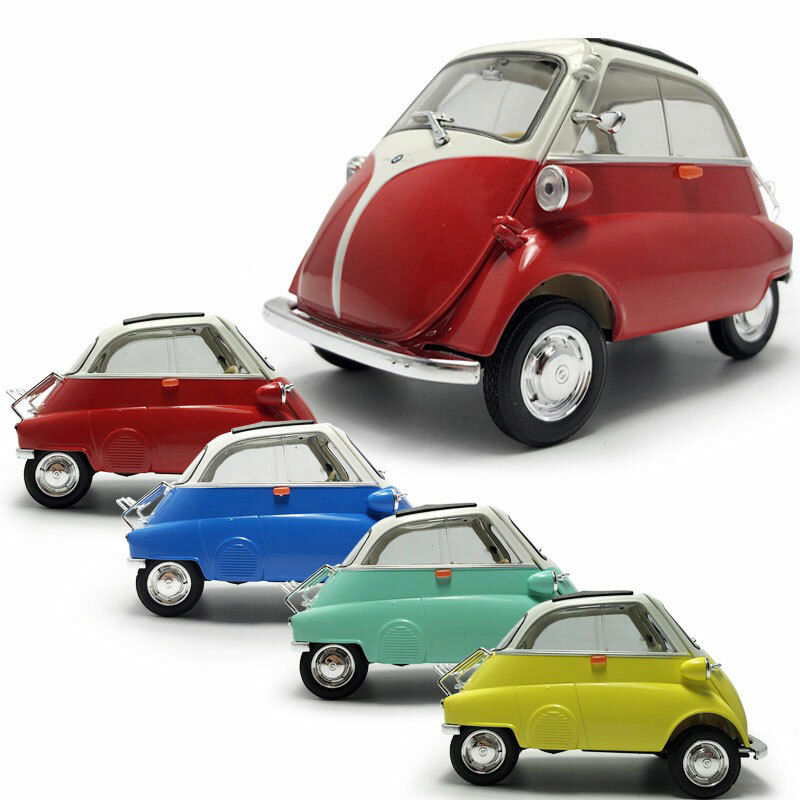 1:18 Scale 1955 BMW Isetta Model Car Diecast Vehicle Metal Toy Collection Gift