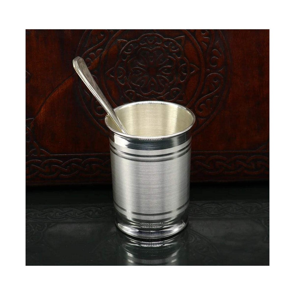 999- Silver Water/Milk Drinking Tumbler Vessel Flask Ideal Gift for Housewarming