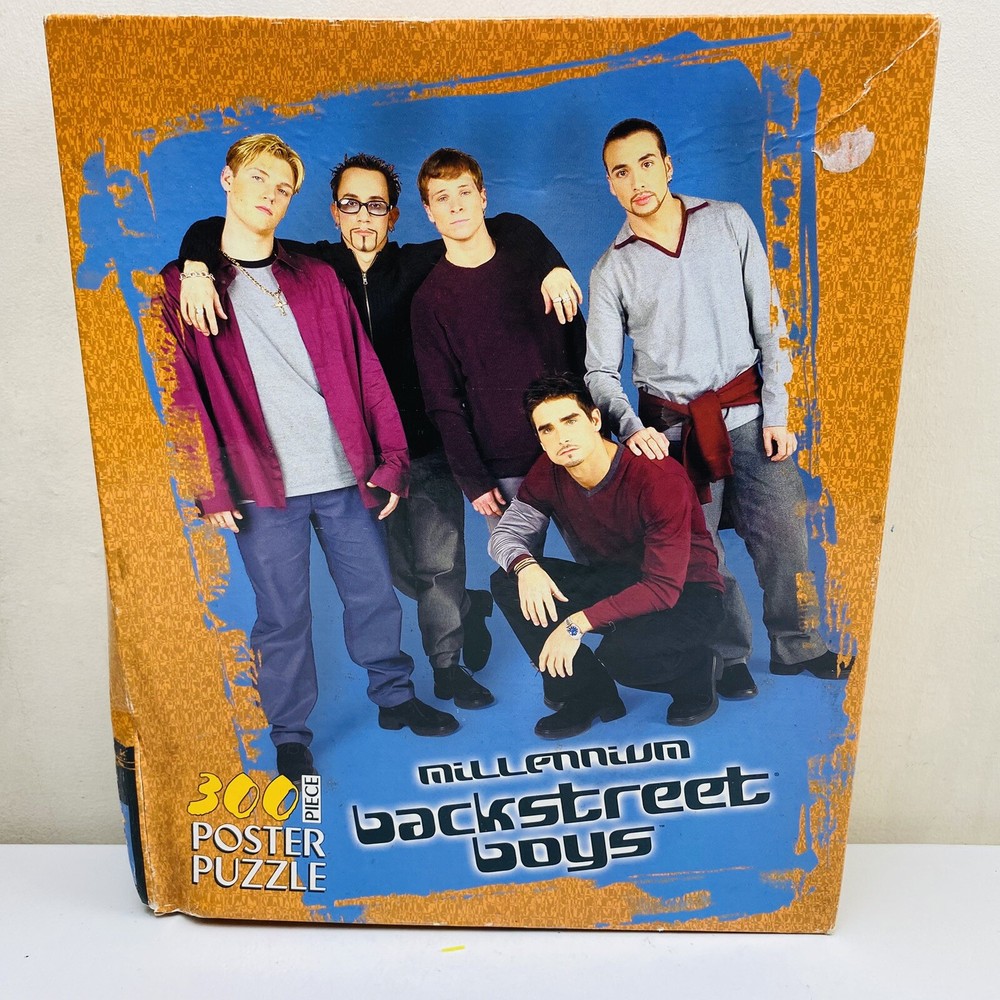Vintage Backstreet Boys Large 300 Piece Poster Puzzle Boy Band Unopened