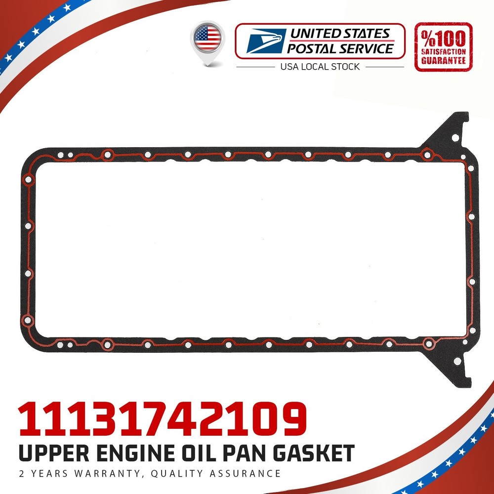 OEM Upper Engine Oil Pan Gasket Fits For BMW E34 E39 E32 E38 E31 11131742109