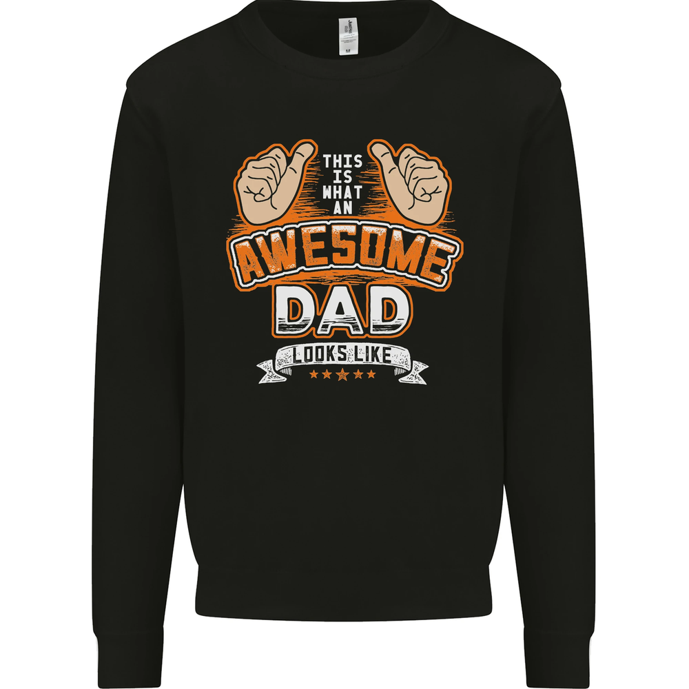 This Is What an Awesome Dad Fathers Day Mens Sweatshirt Jumper