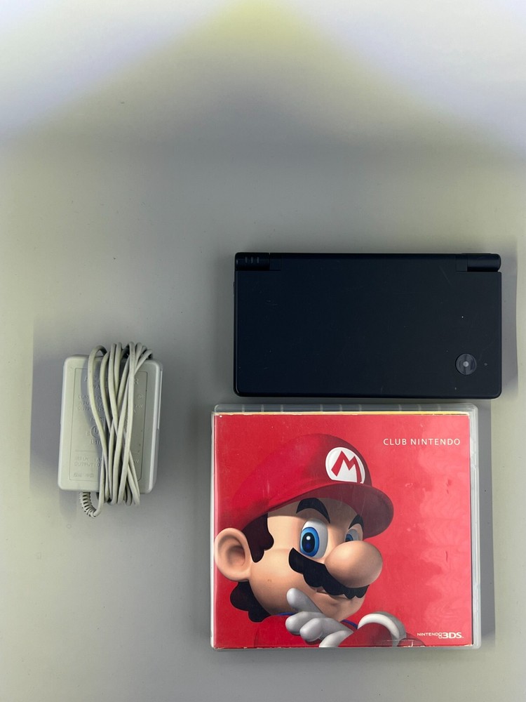 Paquete de sistema portátil Nintendo DSi Launch Edition negro PROBADO