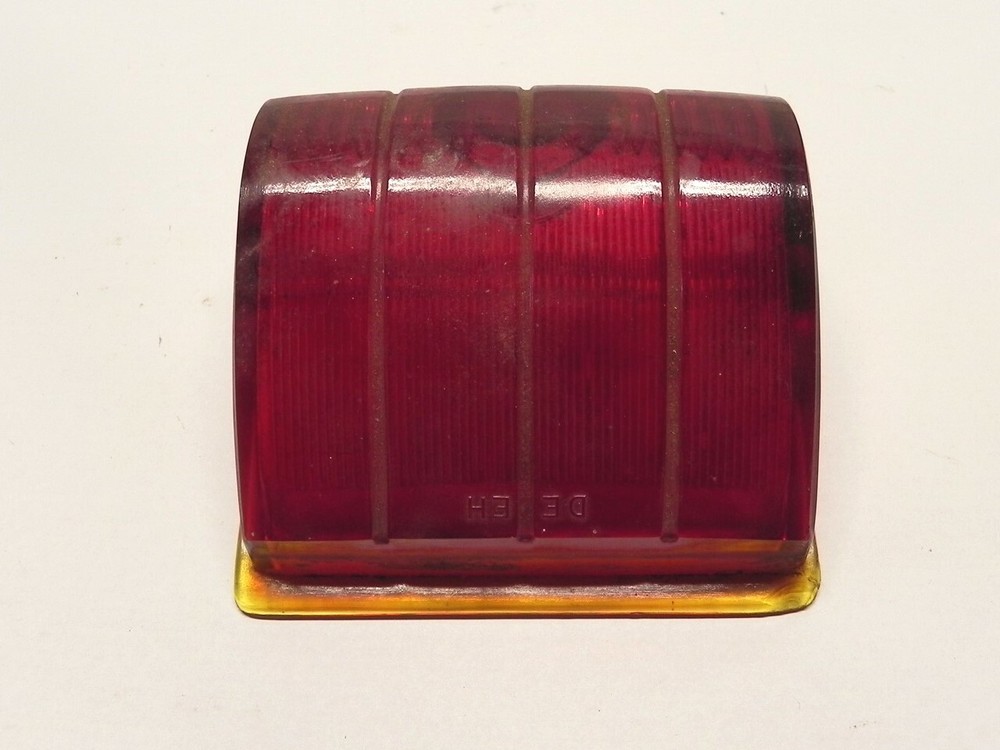 1942 DESOTO CENTER BRAKE LIGHT  LIGHT LENS | RARE, USED OEM | MOPAR DEEH