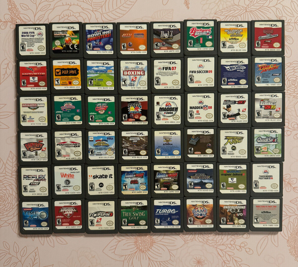 Authentic Nintendo DS Lot Games PICK & CHOOSE - Bundle Discounts! Sports Racing