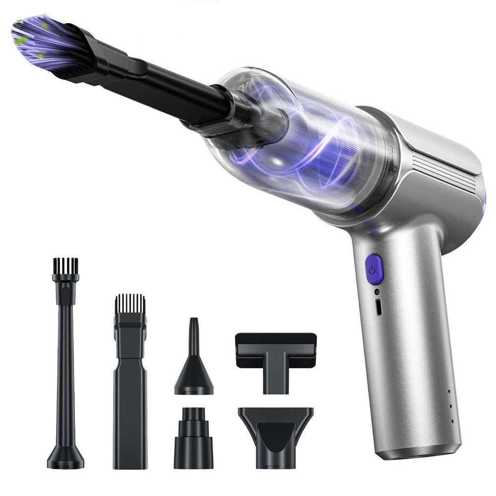 Handheld Car Vacuum Cleaner Cordless with Brushless Motor, 21000PA High Power...