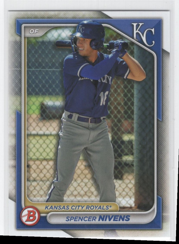 2024 Bowman Prospects Spencer Nivens Kansas City Royals #BP-37