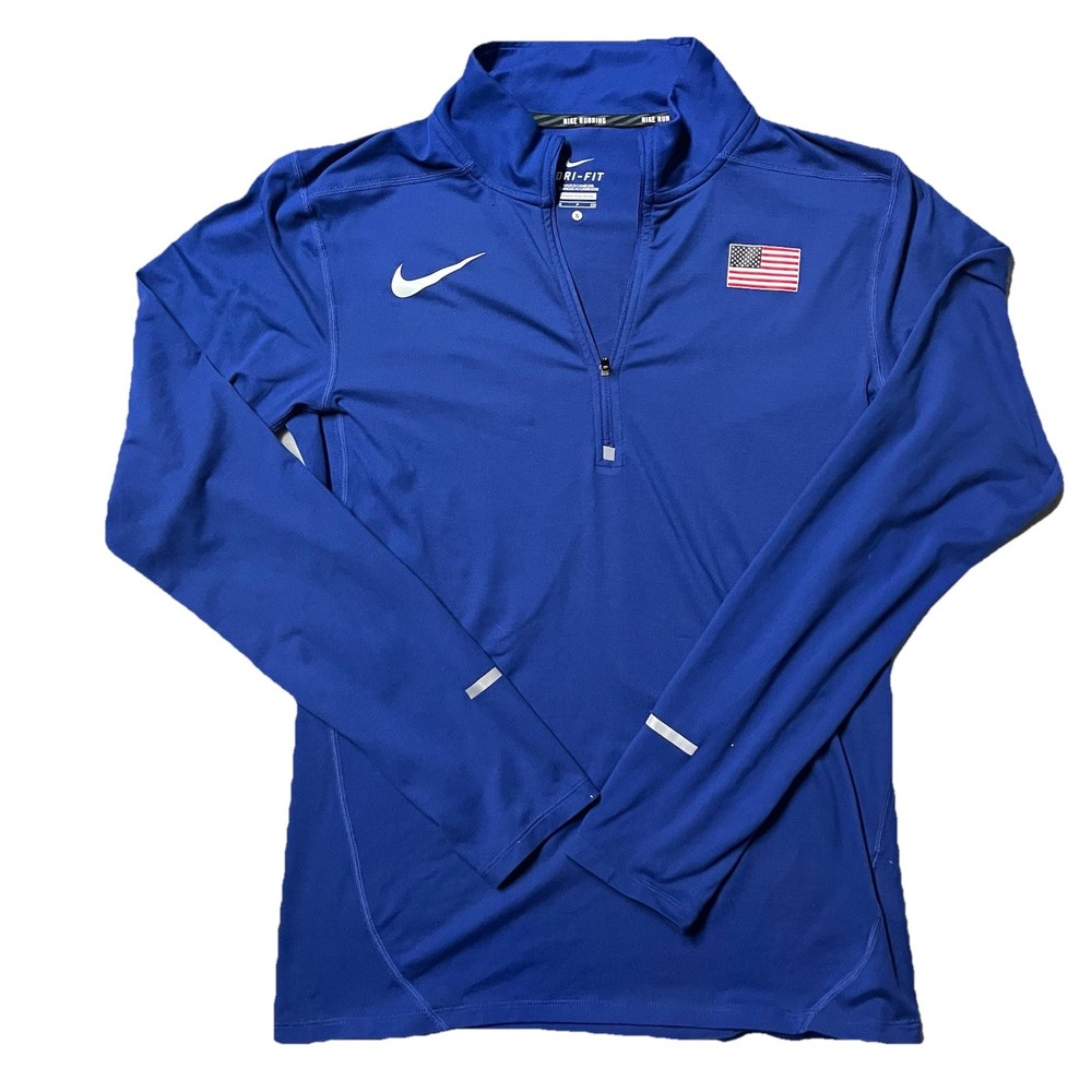 Nike Pro Elite Dri Fit Zip Track and Field Olympic USA rare  Mens Medium