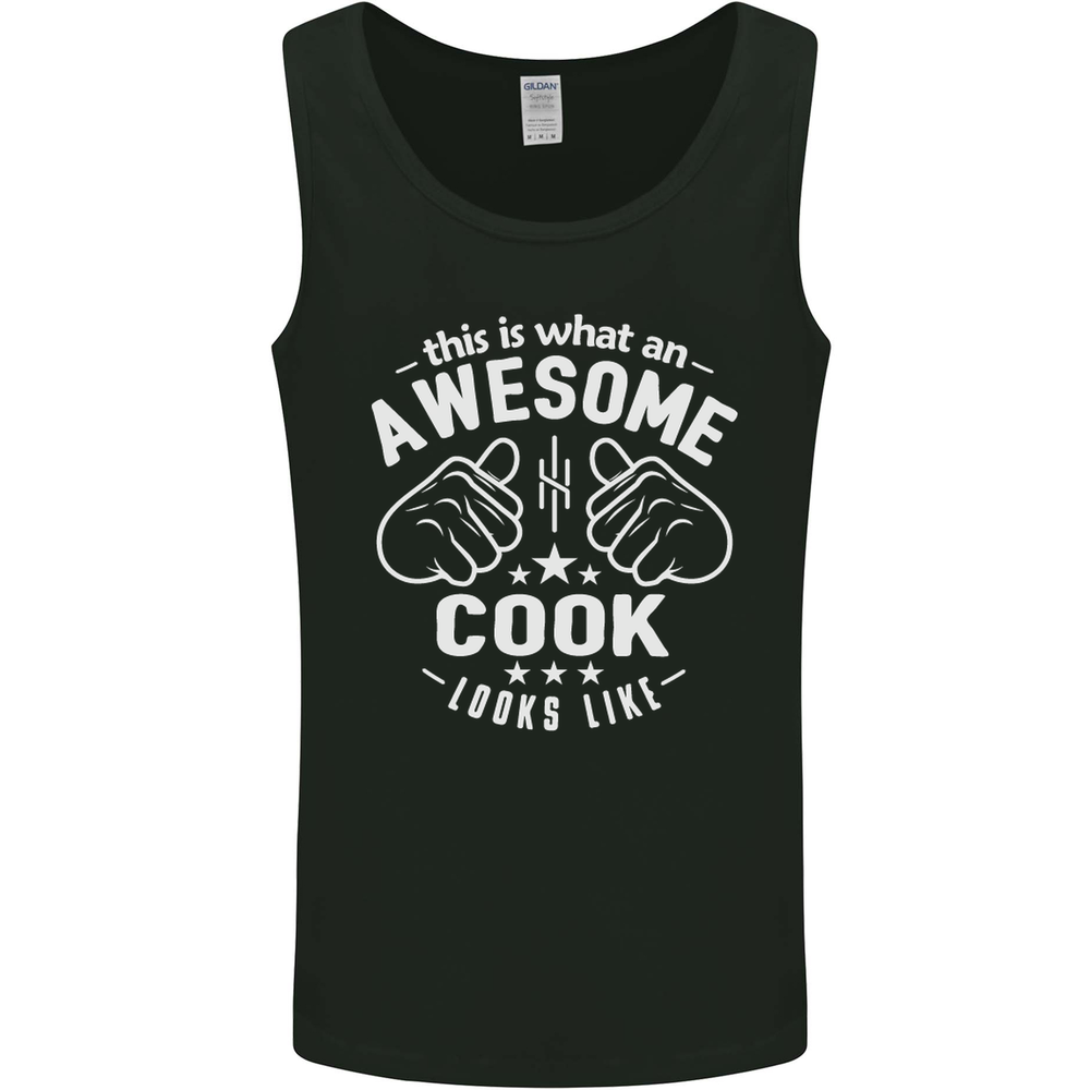 This Is What an Awesome Cook Looks Like Mens Vest Tank Top