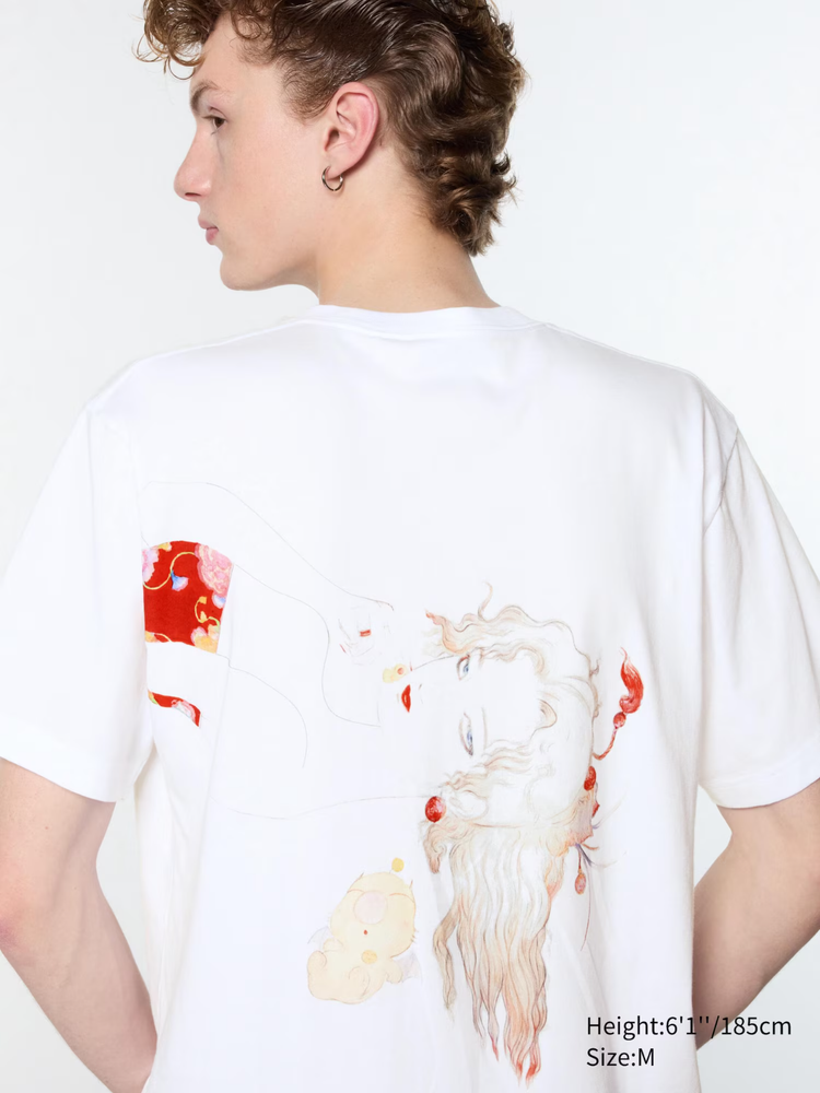 [LIMITED TIME $20 XL] Uniqlo White FINAL FANTASY Short-Sleeve T-Shirt Tina-image