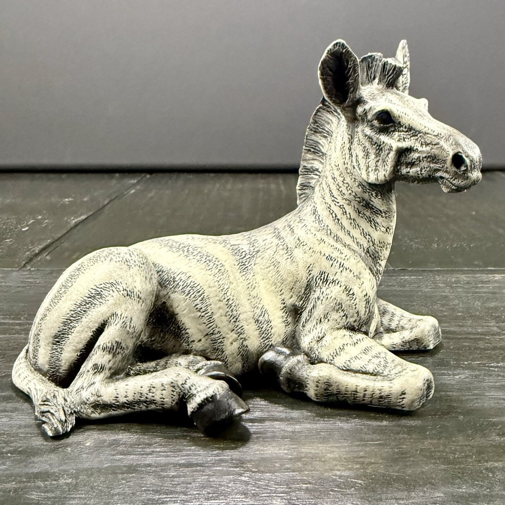 1988 Castagna Zebra Figurine Made in Italy Safari Exotic Nature Signed