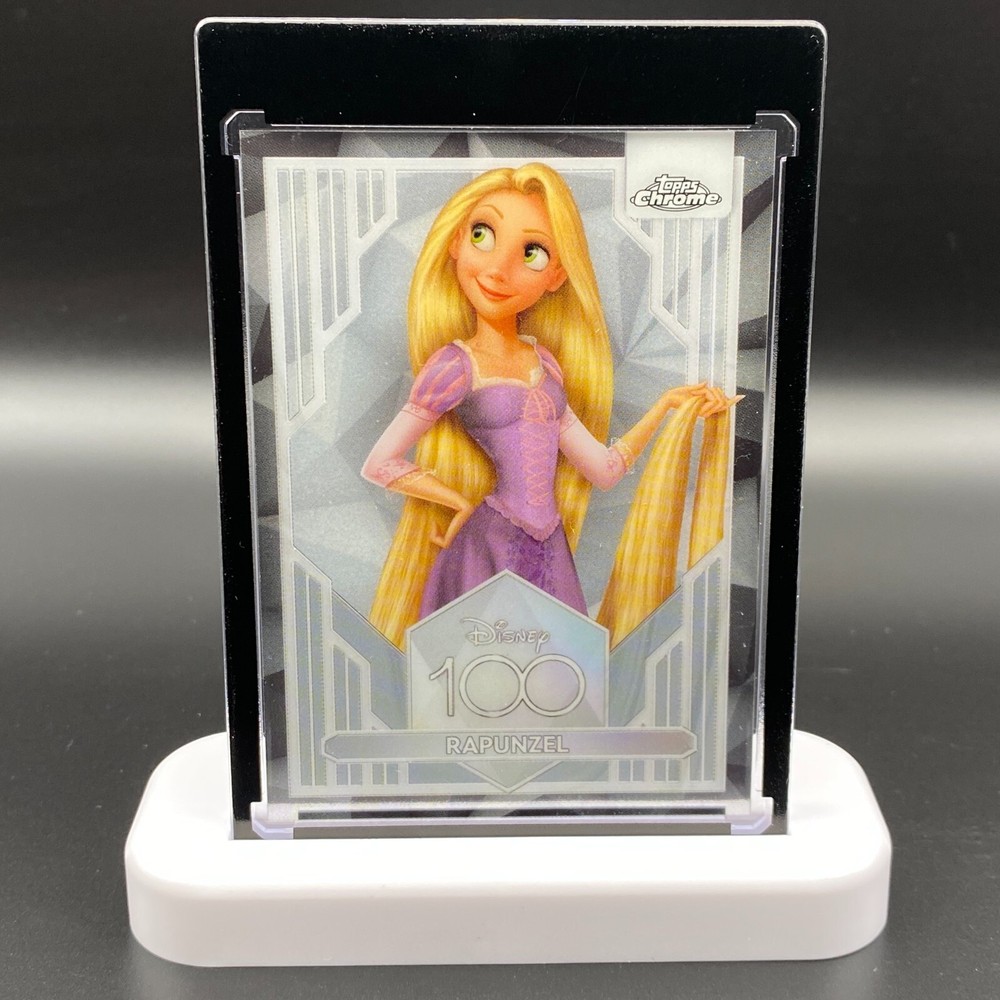 Rapunzel Tangled Display Collectible Gift Disney 100 Topps Chrome Card