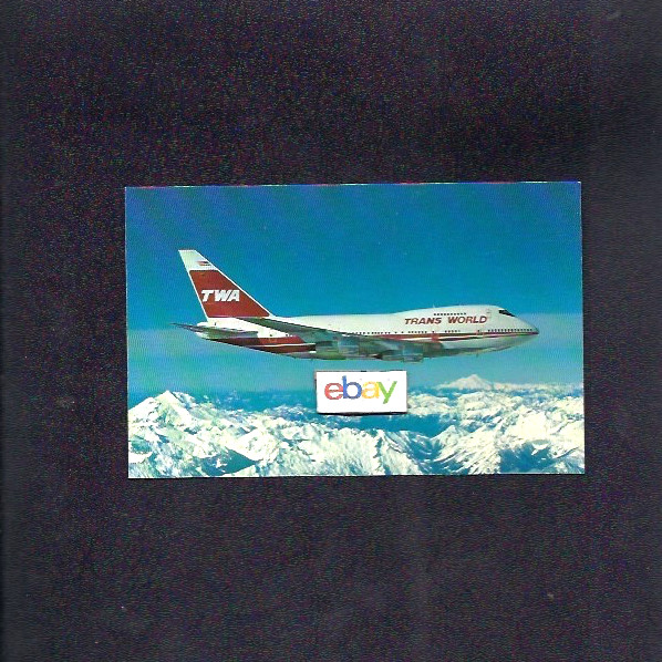 Twa Trans World Boeing 747Sp-31 Postcard