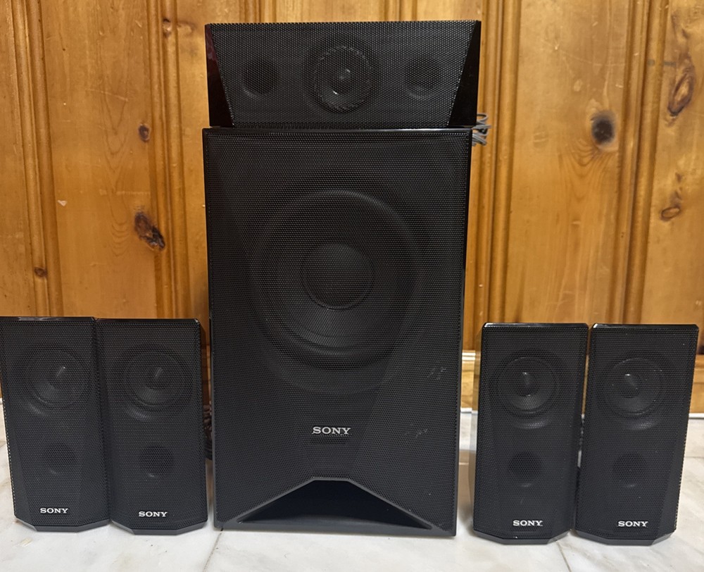 Sony SS-WSB123 Passive Subwoofer With SS-TSB122 & SS-CTB122 Acoustic Speakers