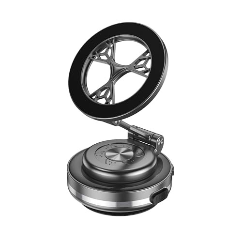 Strong Magnetic Phone Holder for Car & Gym - Secure Electric Suction Mount