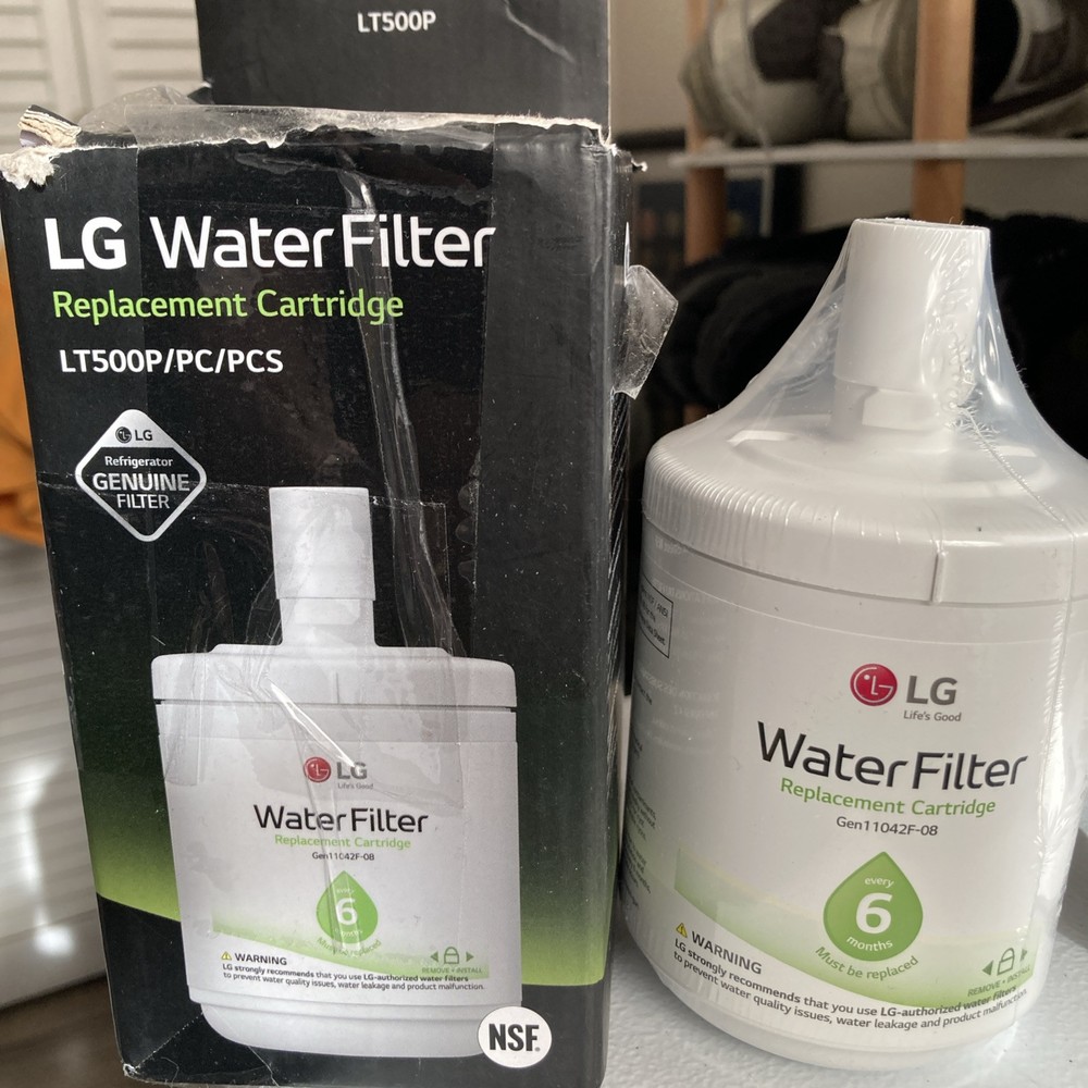 LG LT500P Genuine Refrigerator Water Filter Gen11042F-08 Replacement