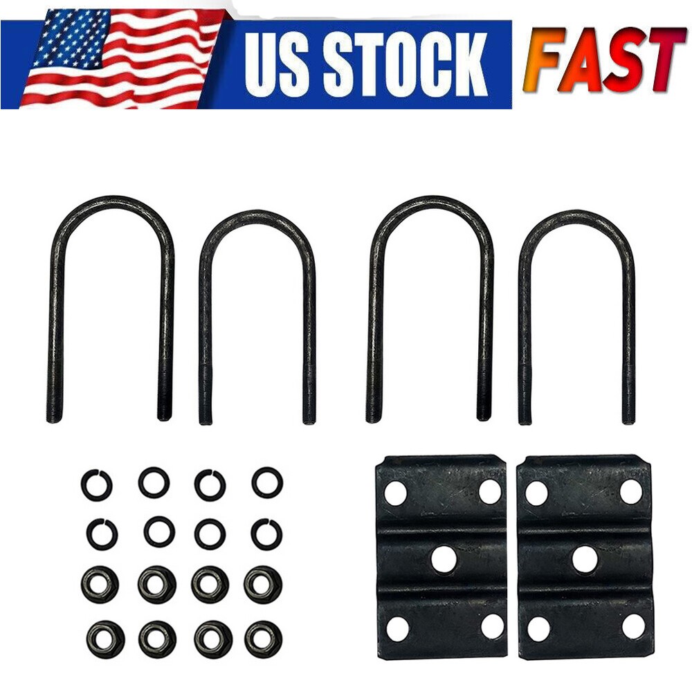 Boat Trailer U Bolt w/Plates Kit Fit 5200-7000lbs 3