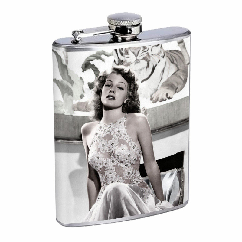 Brooklyn NY Pin Up Girls D2 Flask 8oz Stainless Steel Hip Drinking Whiskey