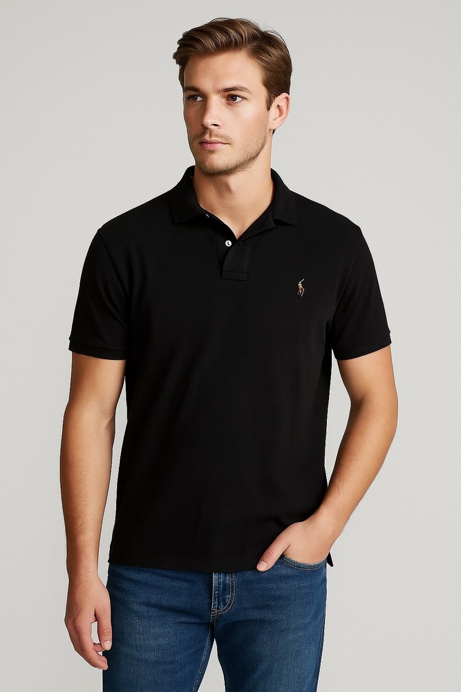 Polo Ralph Lauren Classic Fit Polo Shirt Men’s XL Black Short Sleeve Pony Logo