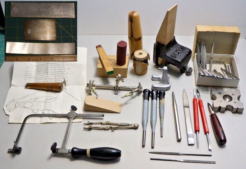 vintage Metalsmithing Jewelry Lapidary HAND TOOLS Please Read
