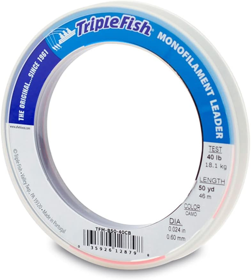 Monofilament Fishing Leader - Clear, Camo Strong Tough Leader Material for Big G