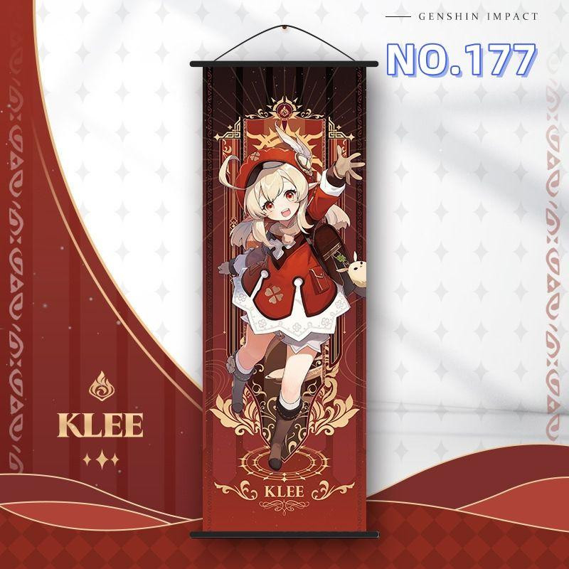 Acrylic stand Limited Time No177 Clay Genshin Impact Hanging Scroll-image