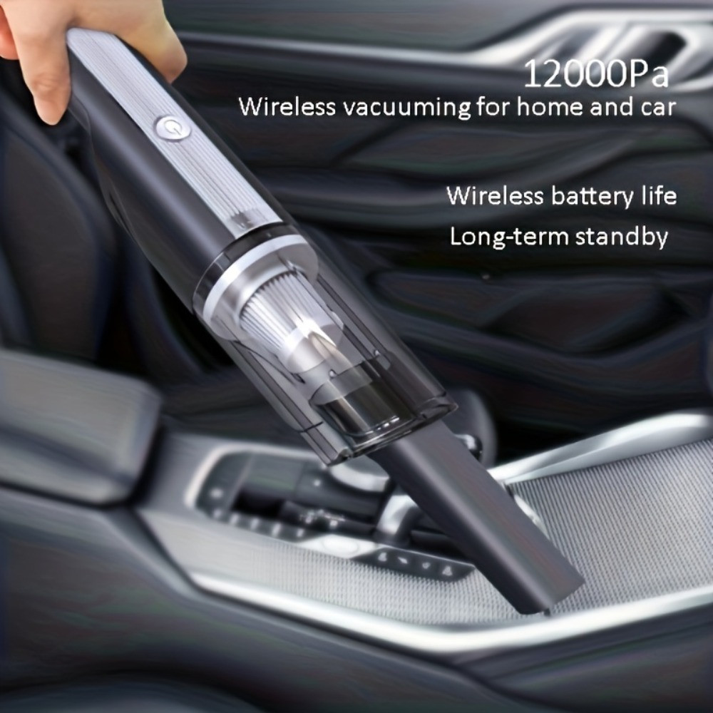 Wireless Car Vacuum Cleaner Handheld Mini Rechargeable Strong Suction Portable