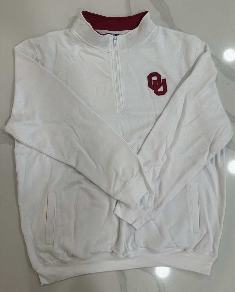 Colosseum Oklahoma Sooners Men’s XL 1/4 Zip Pullover (DD 55)
