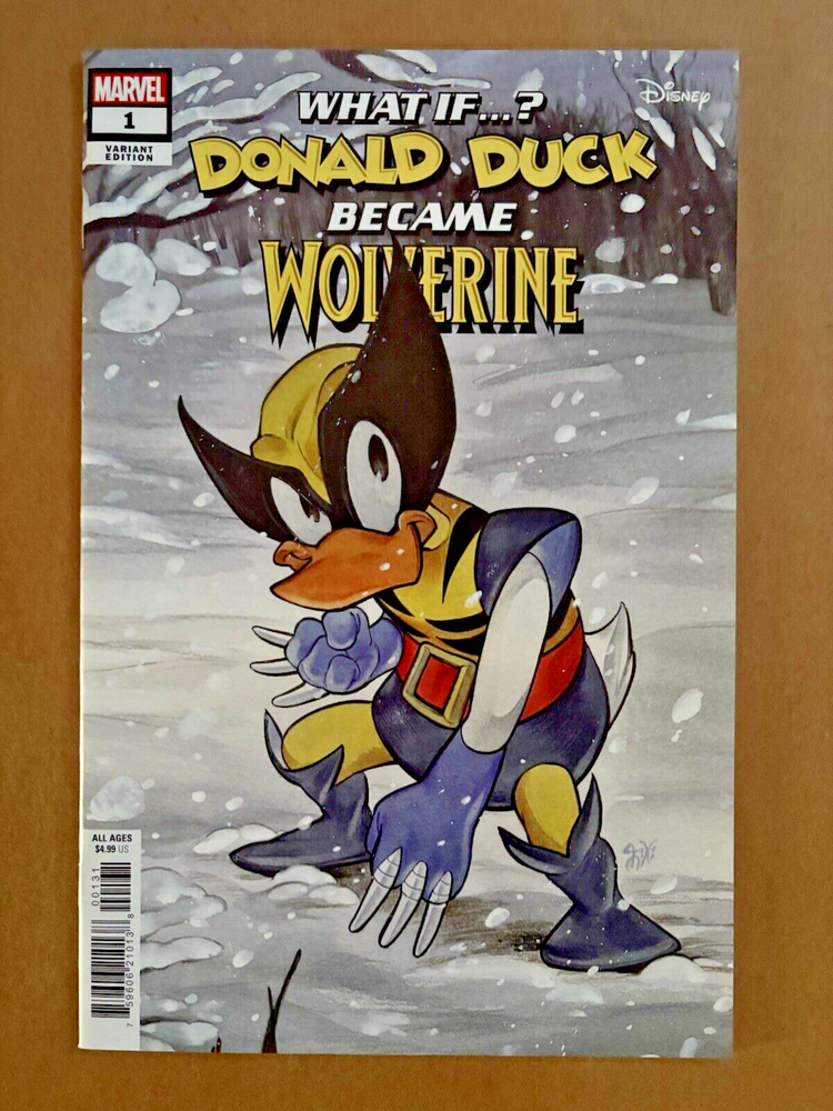 Marvel Comics What If Donald Duck Became Wolverine #1 Disney Crossover